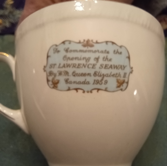Alfred Meakin St. Lawrence Seaway Queen Elizabeth 1959 Commemorative Teacup - Picture 7 of 7